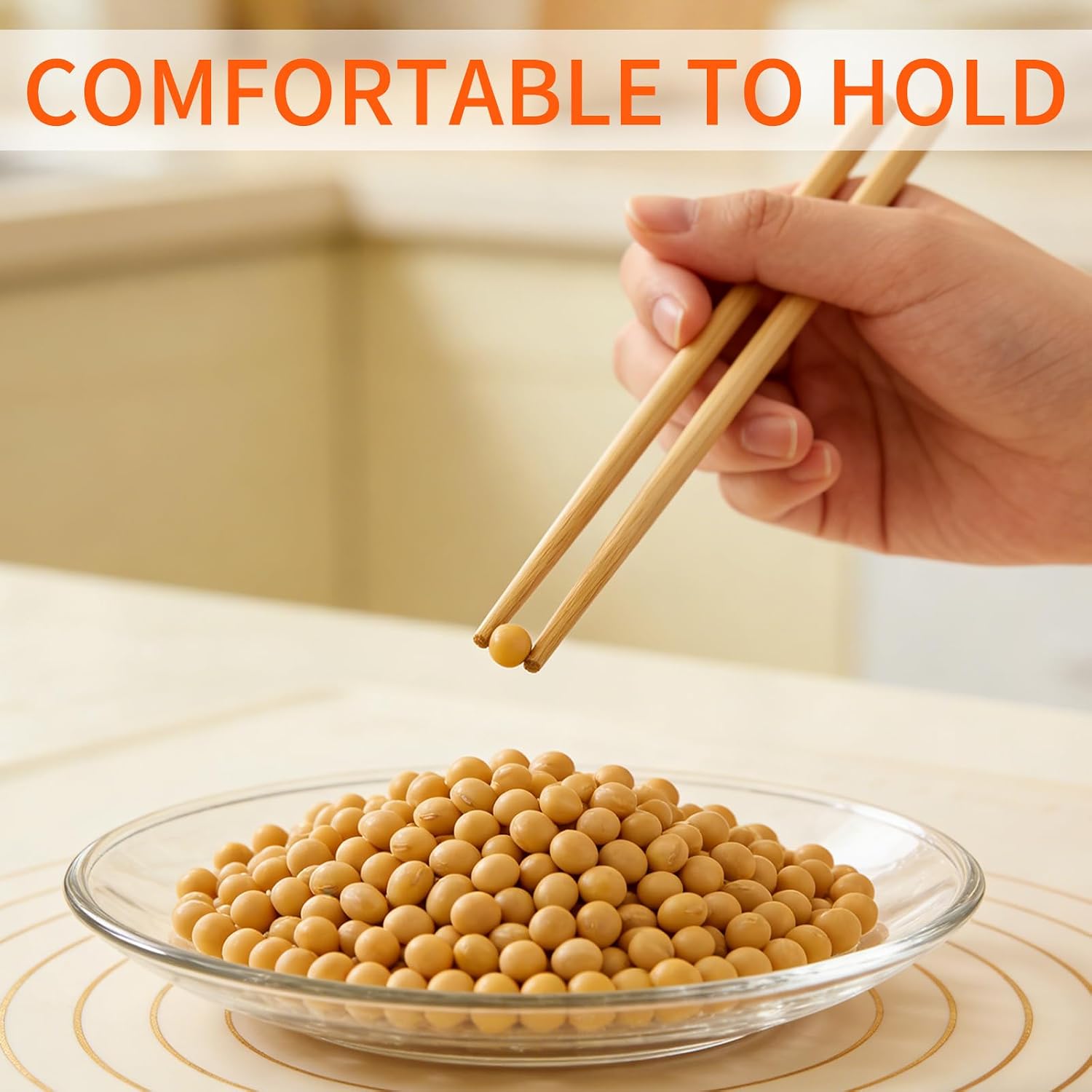 Thumbnail 4 de Zmpkhba Disposable Bamboo Chopsticks, 9.3-Inch