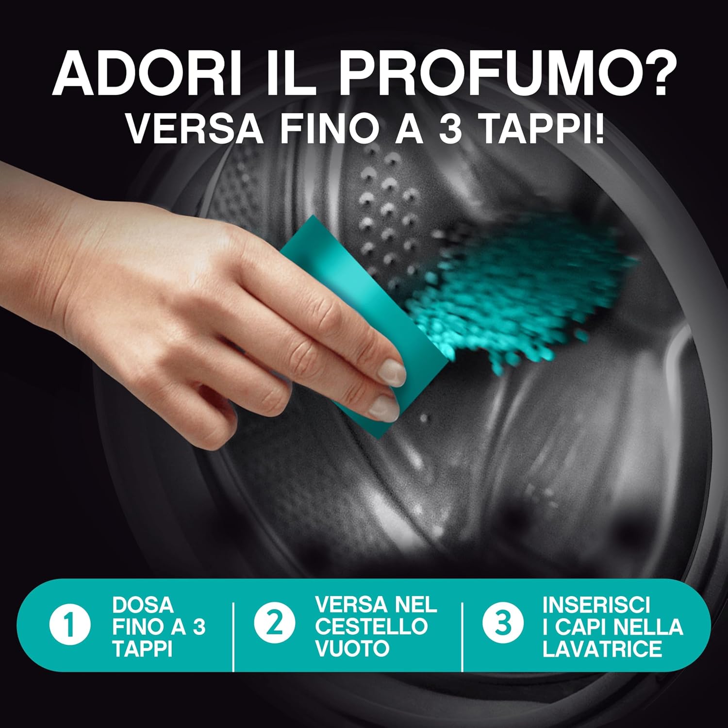 Detalle 2 de Lenor Profumatore Bucato Lavatrice – Perle Profumate Fresh, Mega Pacco 6 x 270 g