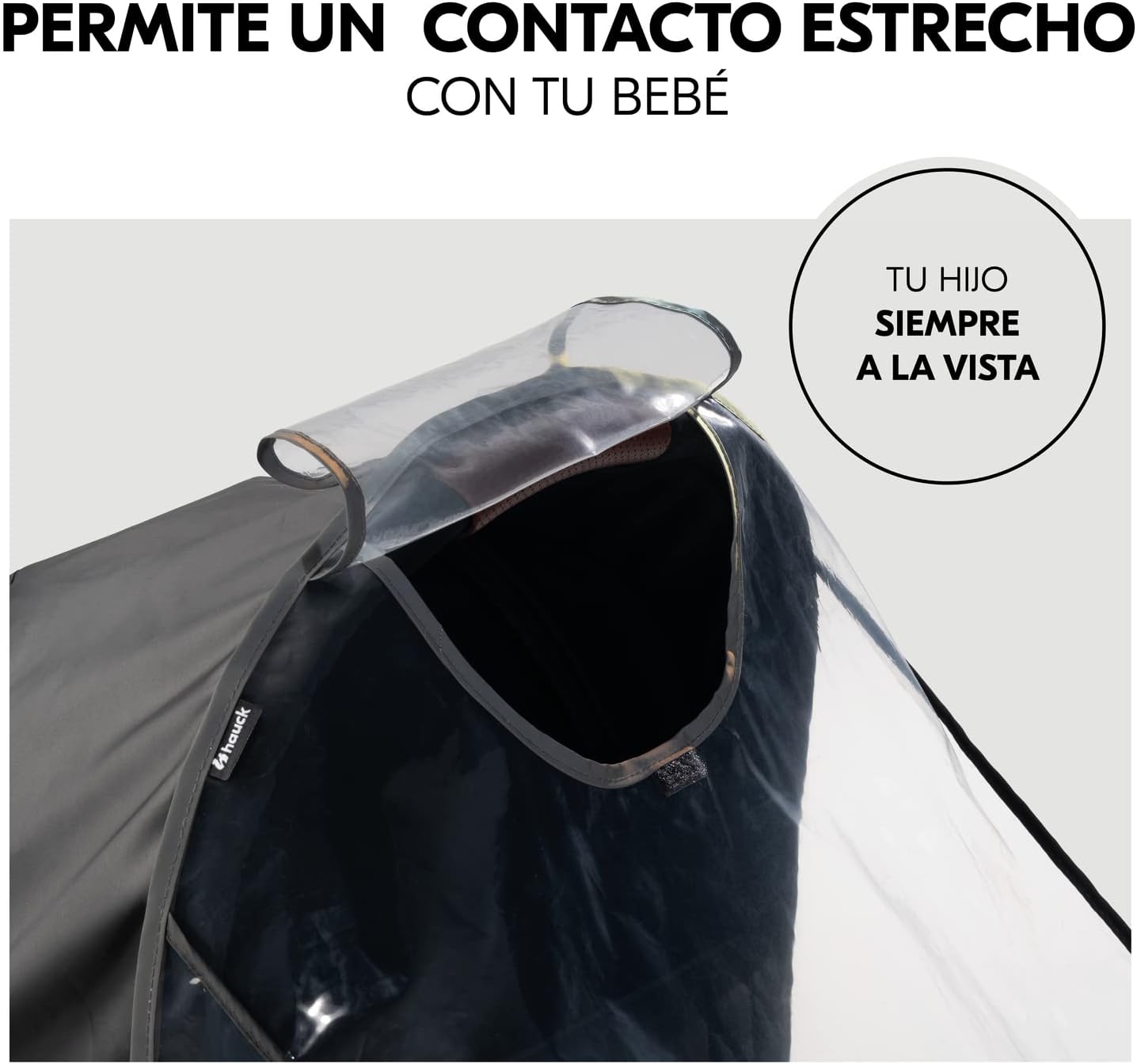 Thumbnail 6 de hauck Carrycot Raincover Funda capazo universal, transparente 🌧