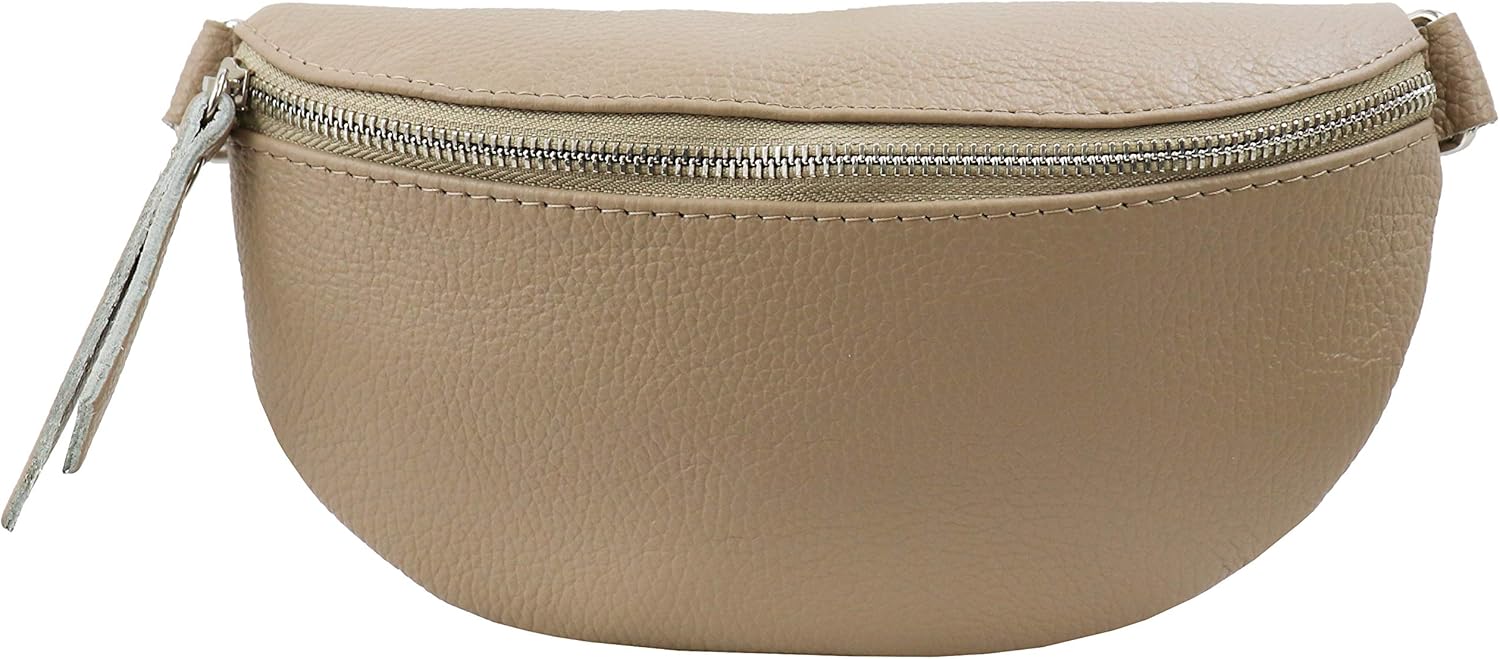 Detalle de SH Leder AVA G292 — Marsupio unisex in vera pelle, 23 x 12 cm