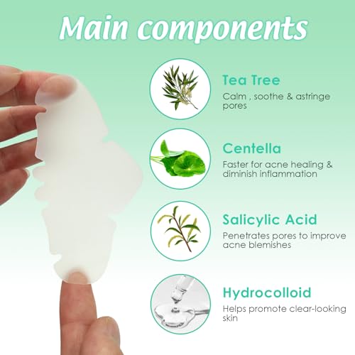 Detalle 1 de Pimple Patches Hydrokolloid Unsichtbare Patch für Akne 20 Stück