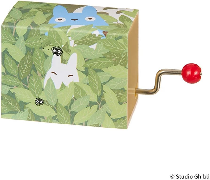 Detalle 2 de セキグチ 405015 となりのトトロ 手巻きオルゴール LEAF TOTORO