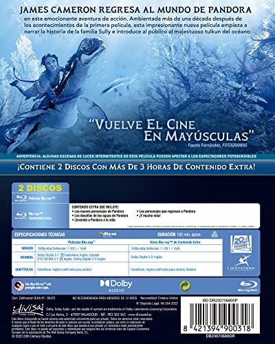 Thumbnail 1 de Avatar: El Sentido del Agua (Blu-ray + Blu-ray Extras) – Divisa Films