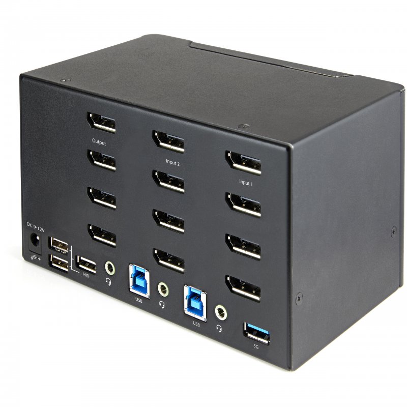 Thumbnail 1 de Startech Switch KVM 2 Puertos DisplayPort 4K