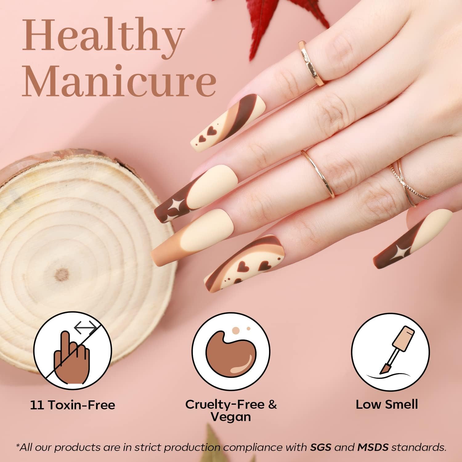 Thumbnail 4 de Modelones gelnagellakset met 6 nude-, roze- en bruintinten, UV-gel