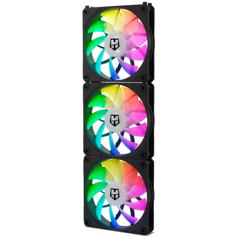 Thumbnail 3 de Nox Hummer Easy Link ARGB — 3x120 mm ventiladores 🖥