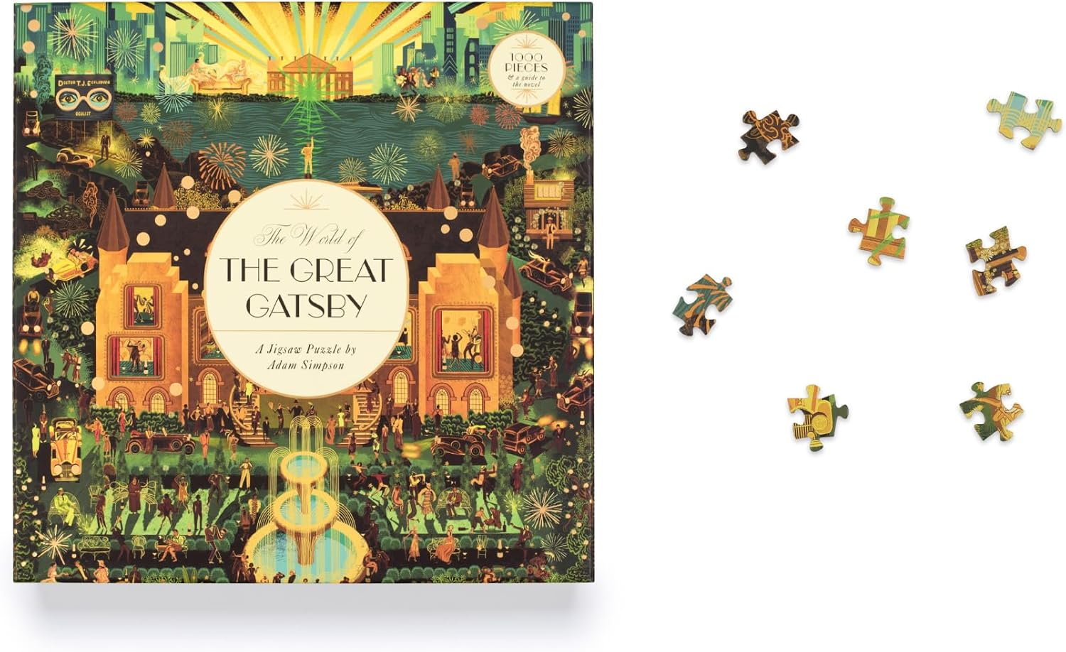 Thumbnail 4 de The Great Gatsby 1000-Piece Puzzle 🃏
