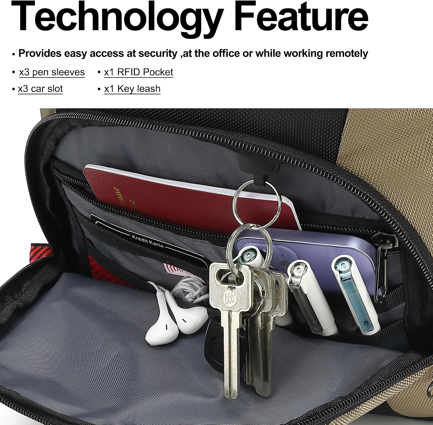 Detalle de Boavan Laptop Backpack 17.3-inch