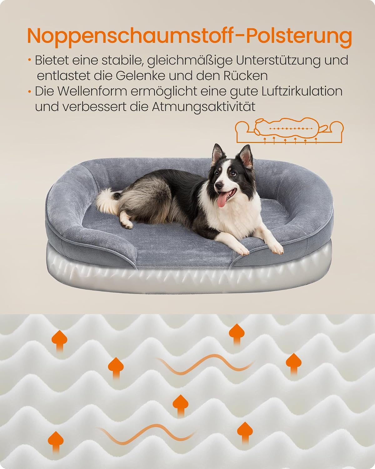 Detalle de Feandrea Hundebett orthopädisch 91 x 68 cm