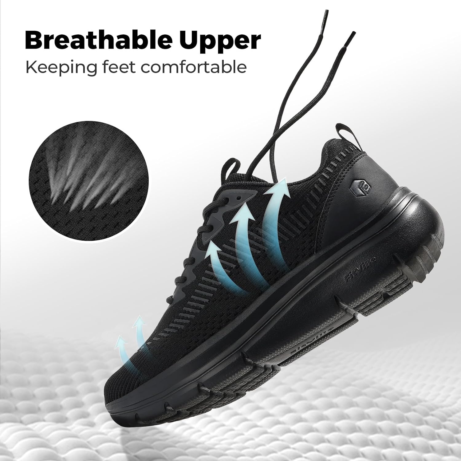Thumbnail 5 de FitVille Walkingschuhe Herren Extra Weite – Atmungsaktive Sneaker für breite Füße