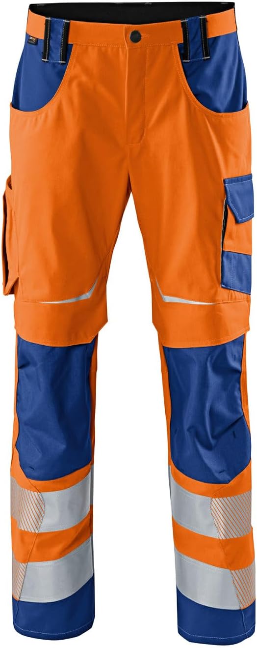 Detalle de KÜBLER REFLECTIQ 22078340-3797-102 – spodnie robocze z Cordurą i odblaskami