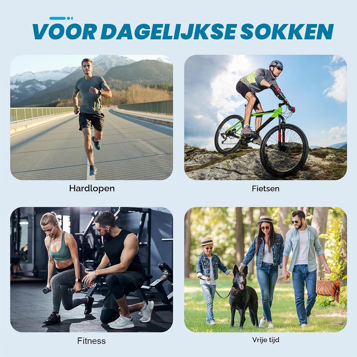 Thumbnail 6 de Cirorld enkelsokken voor hardlopen, 6 paar met dempende zool