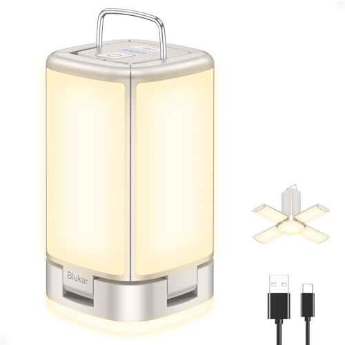 Detalle de Blukar 116 LED Lampada Campeggio Ricaricabile: Luce Potente e Versatile per Avventure all’Aperto