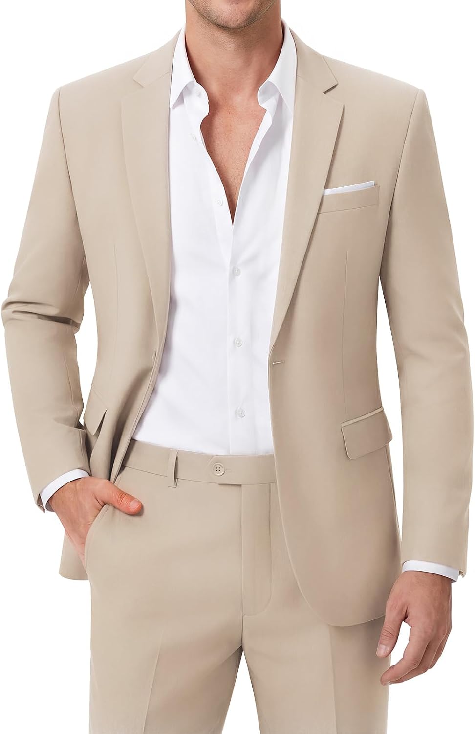 Detalle de MAGE MALE Men's Suit Set, Slim Fit