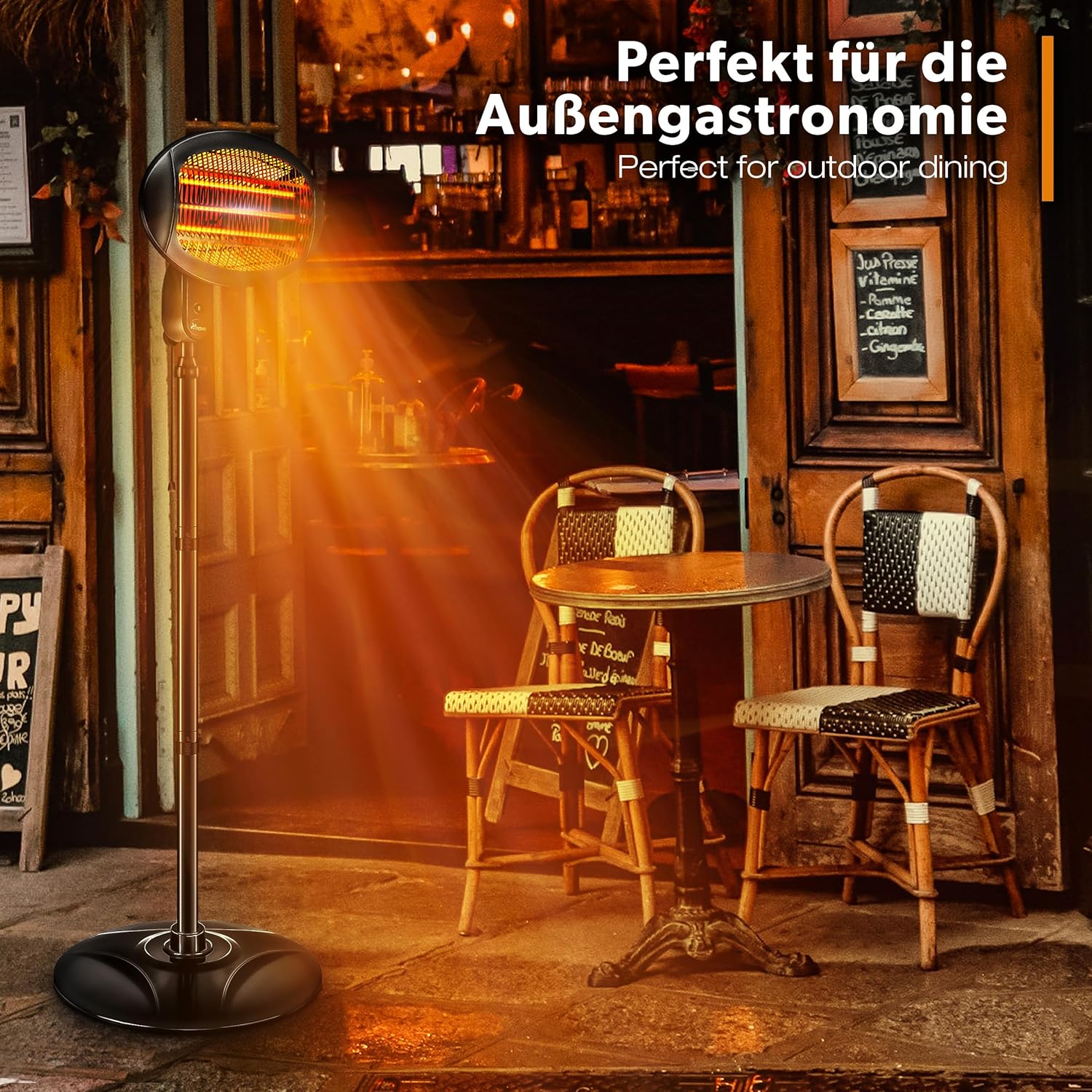 Thumbnail 5 de TRESKO Infrarot Stand-Heizstrahler 2000W