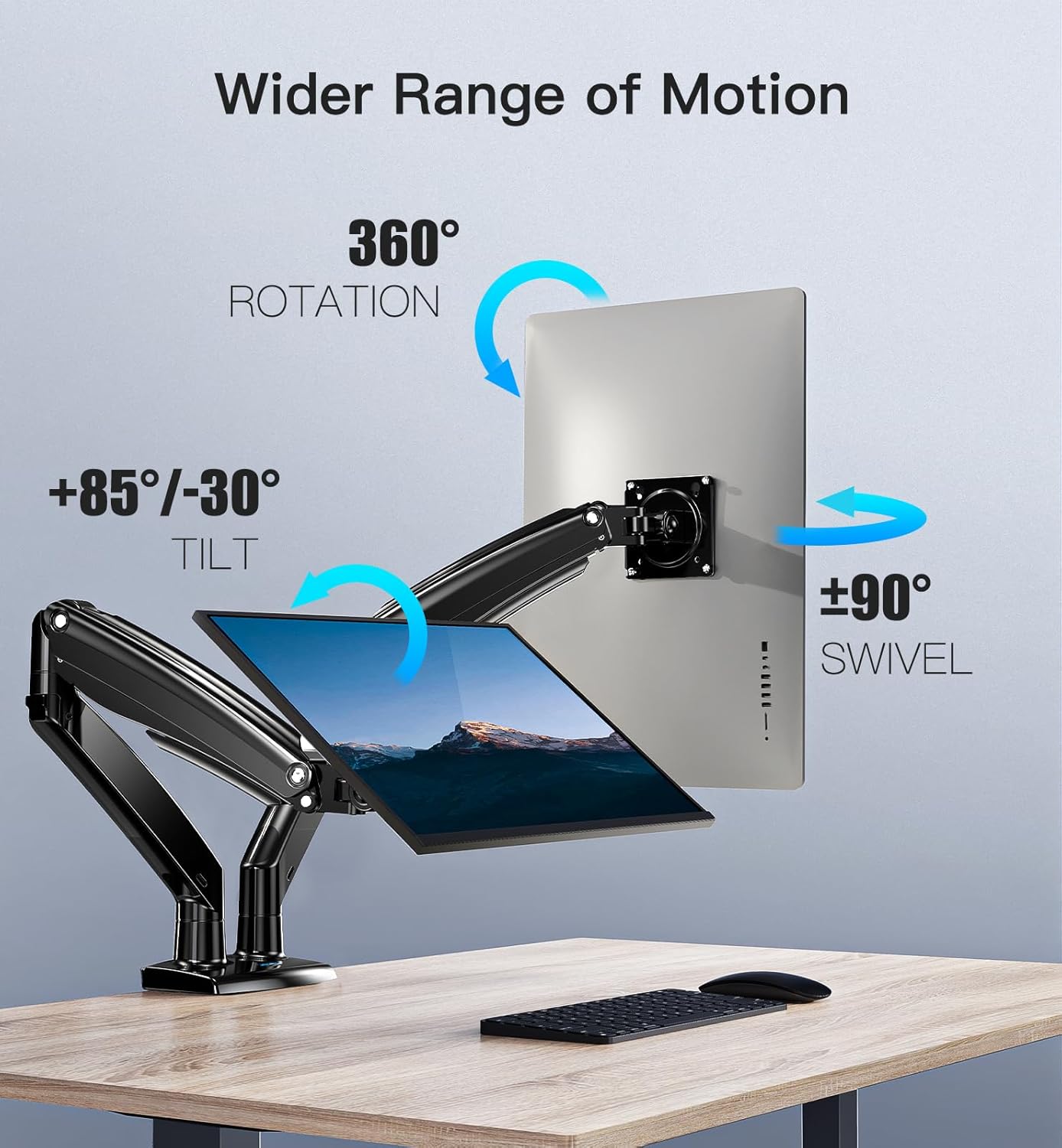 Thumbnail 5 de HUANUO Dual Monitor Halterung 13–40 Zoll
