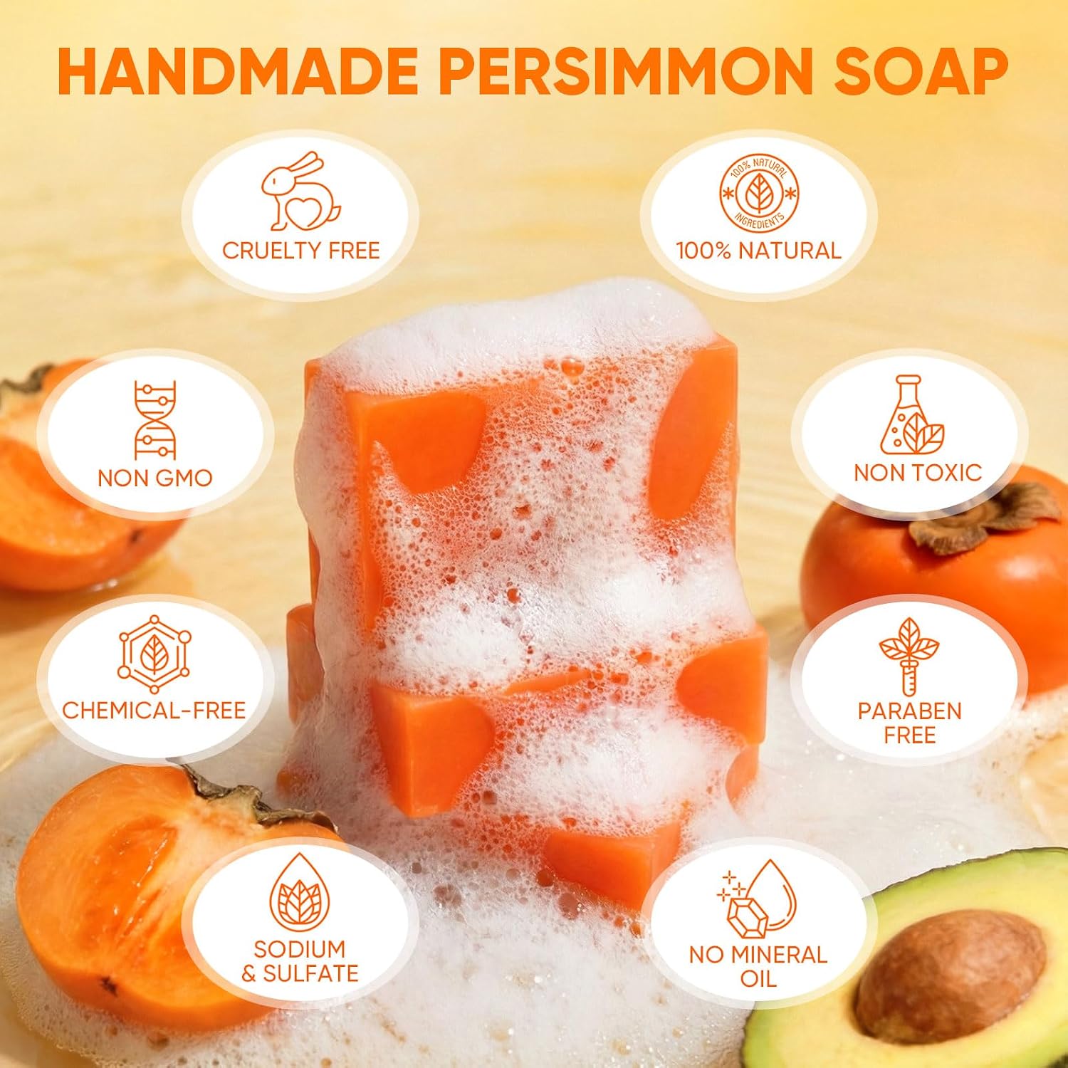 Detalle 2 de Persimmon Soap Bars 3-Pack