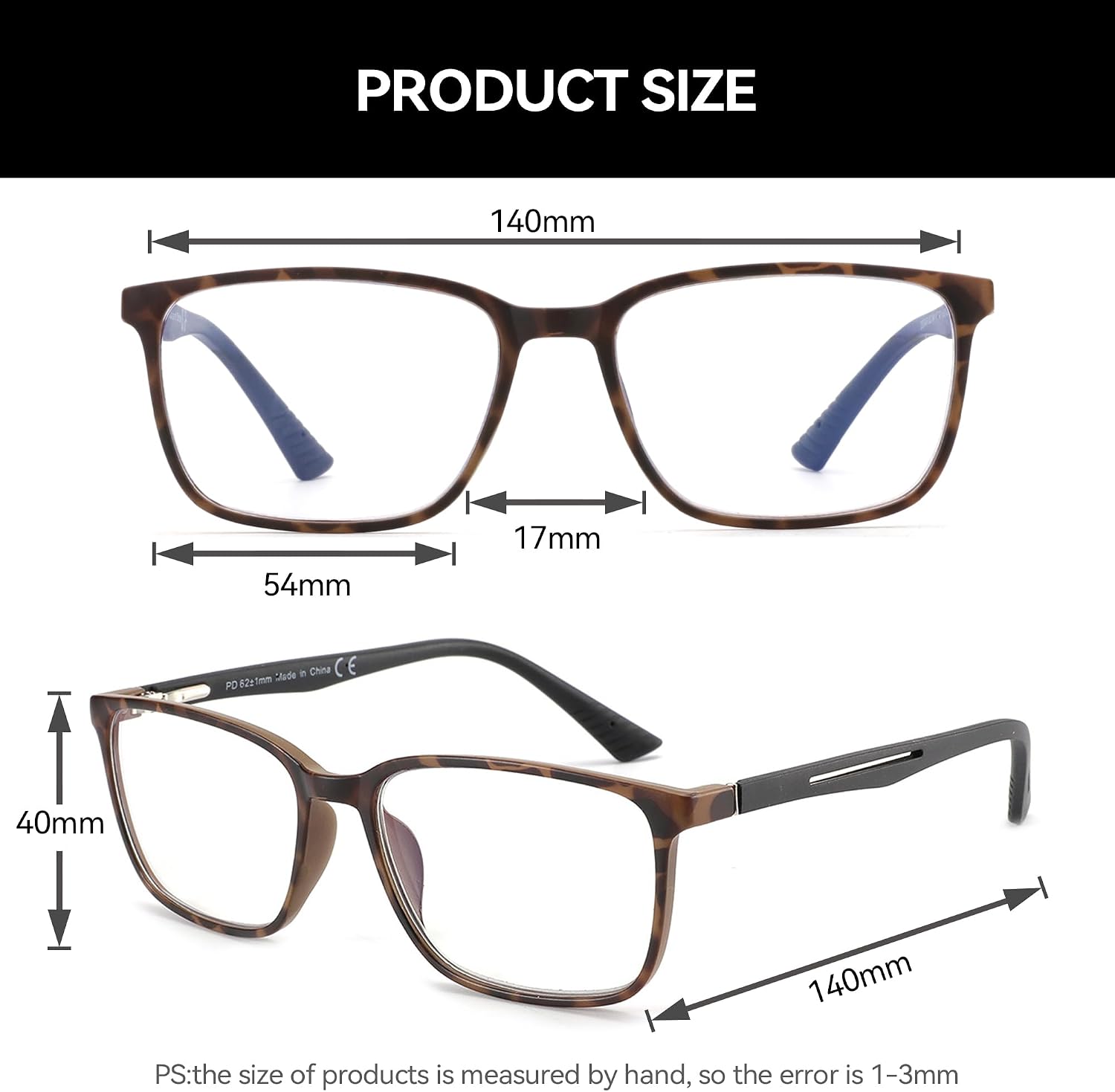 Detalle 2 de ZENOTTIC Blue Light Reading Glasses