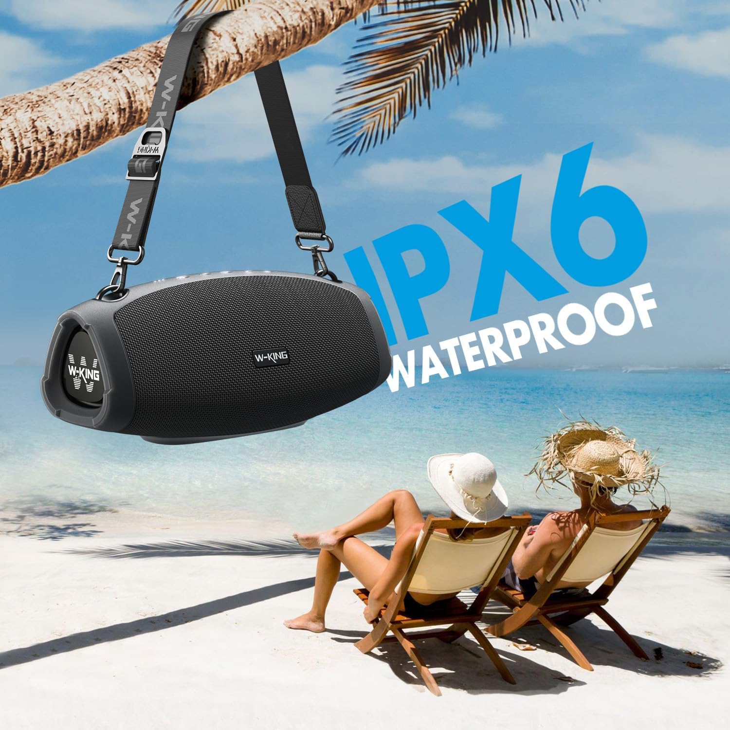 Thumbnail 3 de W-KING X10 Portable Bluetooth Speaker review: a beefy 120W voice with deep bass for outdoor use