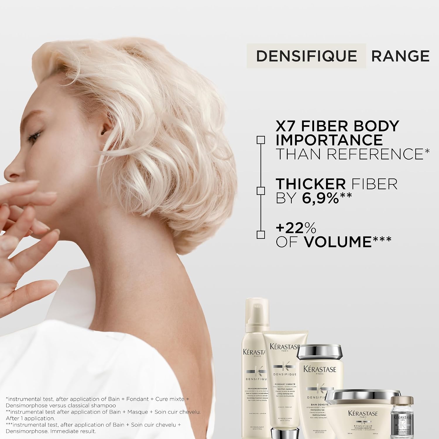 Thumbnail 6 de Kérastase Densifique Femme Bain Densité Thickening & Volumising Shampoo (250ml) for Fine Hair