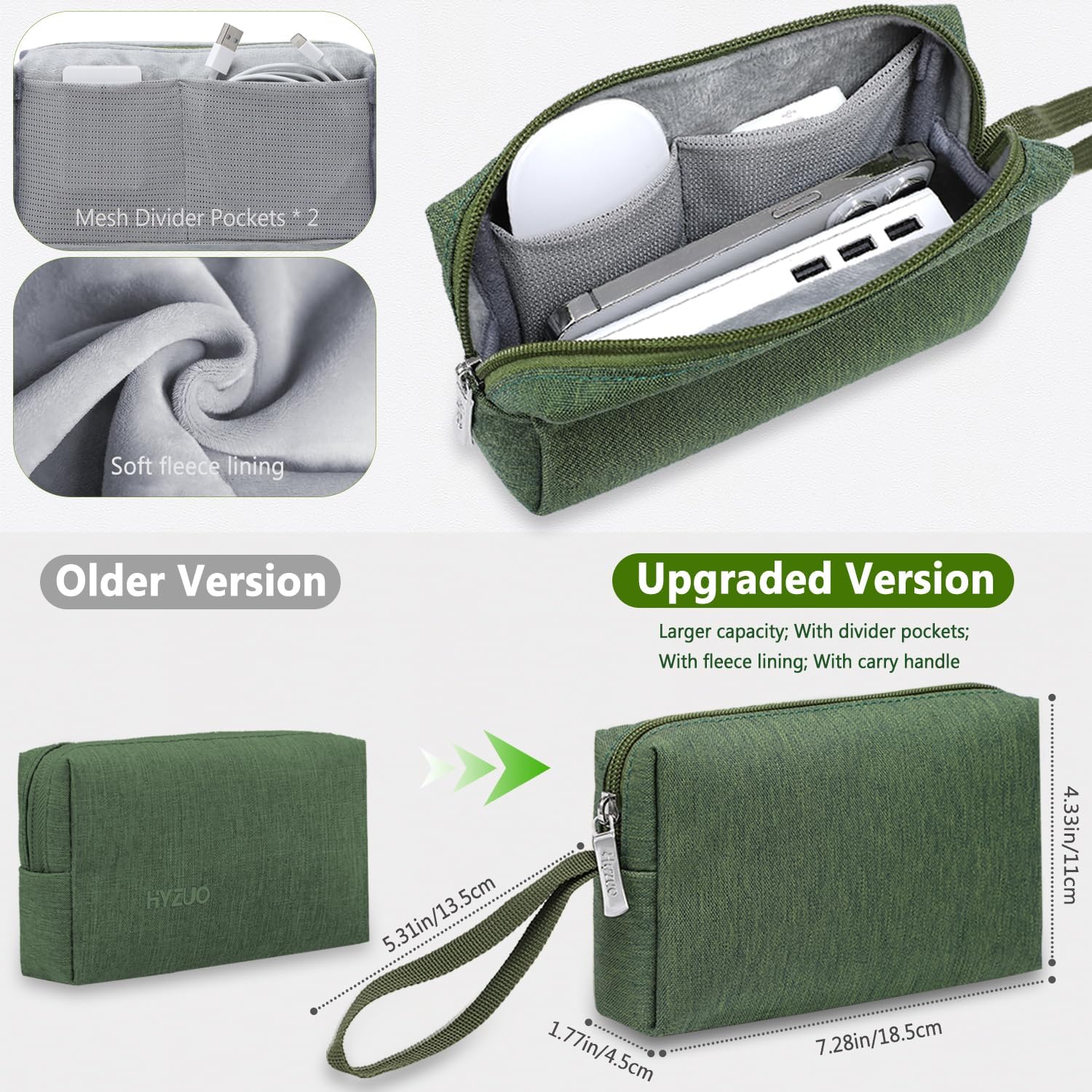 Thumbnail 4 de HYZUO laptop sleeve bag set 15.6 inch