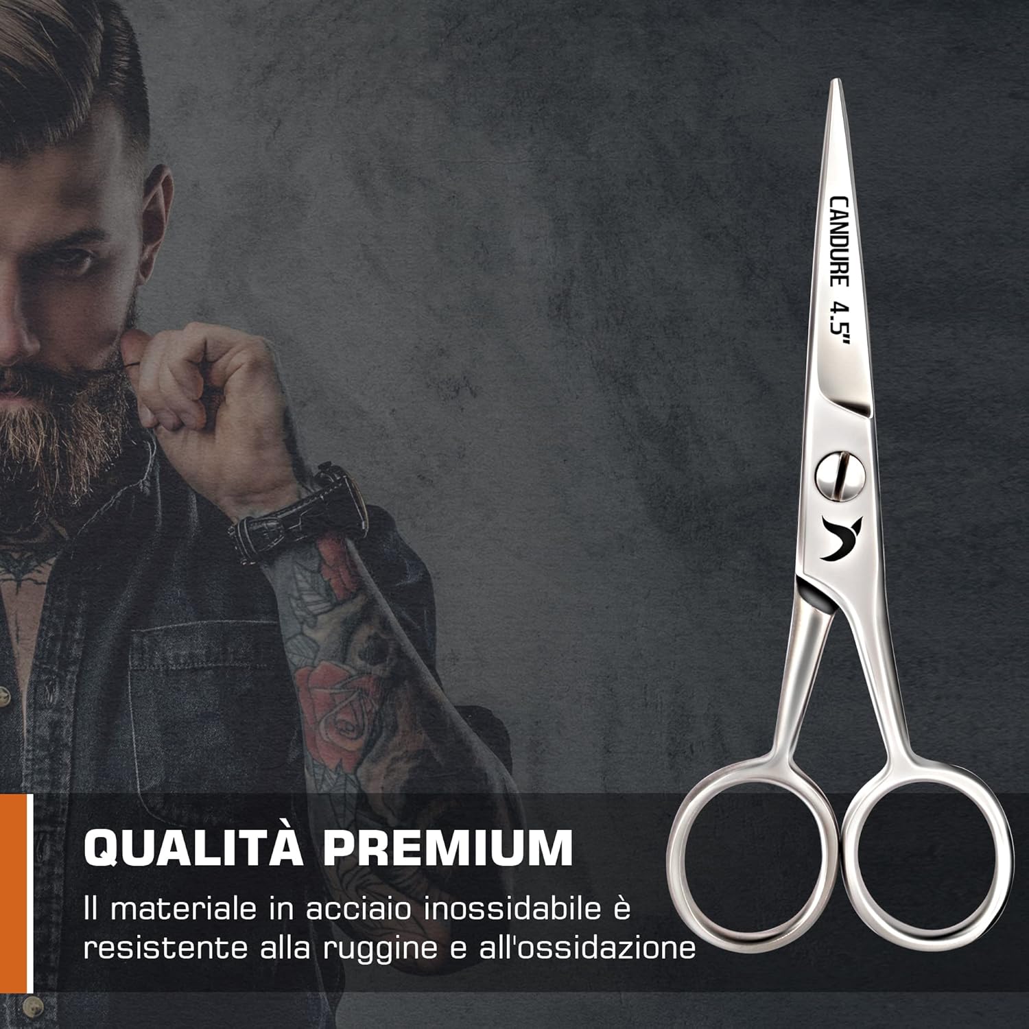 Detalle de Forbici Baffi Barba Naso e Orecchie Depilazione Capelli per Neonati – Strumento 4,5