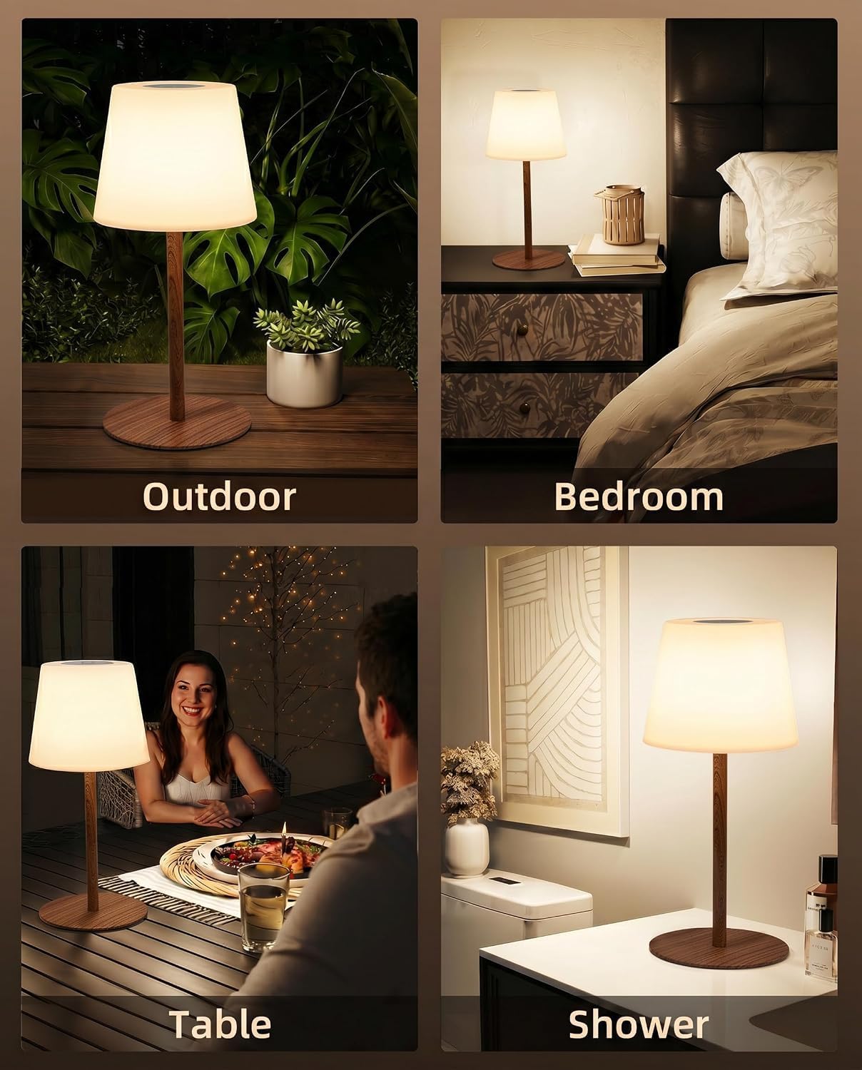 Thumbnail 5 de EZVALO Outdoor Cordless Table Lamp 4500mAh