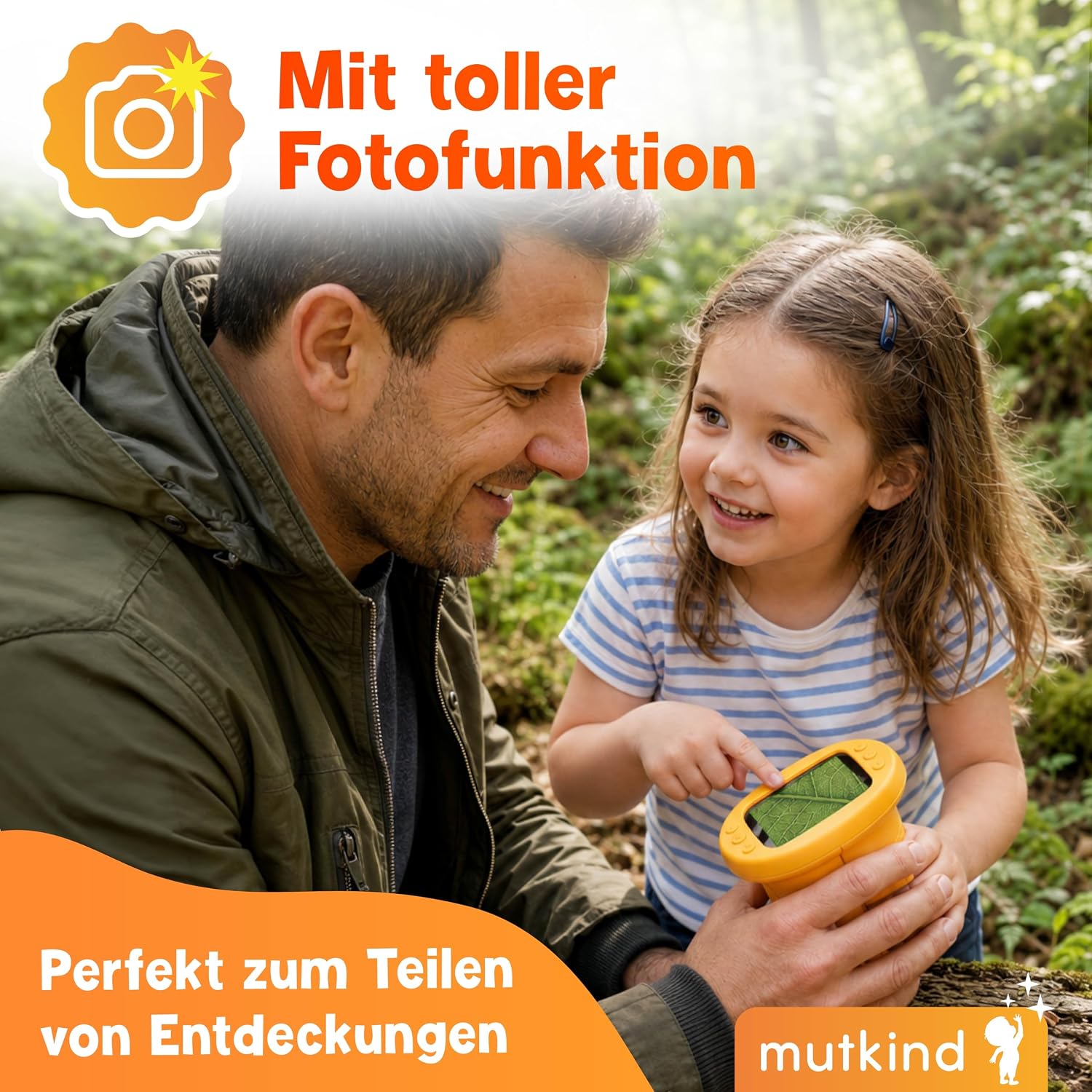 Detalle 2 de Mutkind Digitales Mikroskop für Kinder – 1000X Vergrößerung, Foto-Funktion und HD-Bildschirm