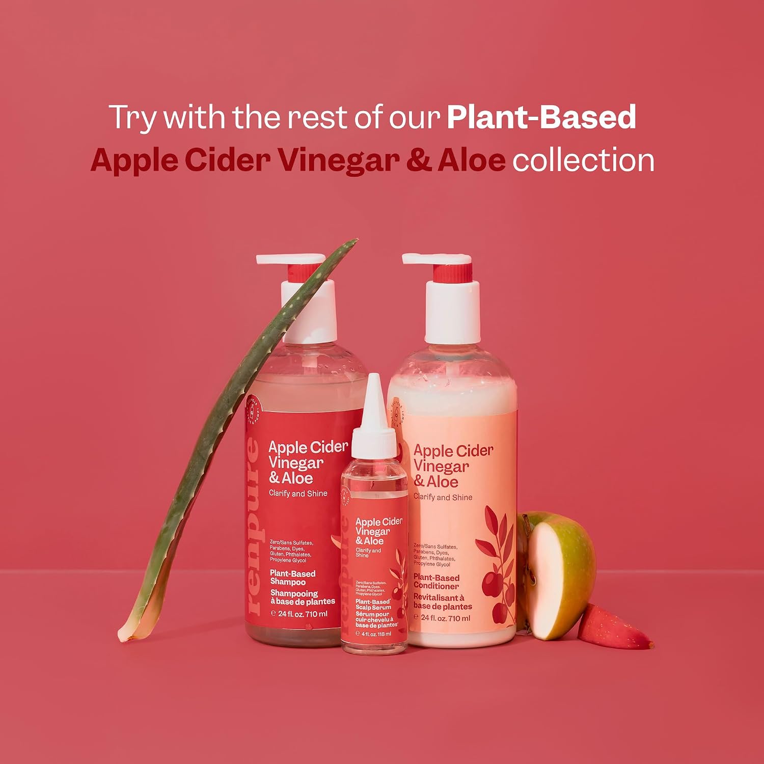 Thumbnail 4 de Renpure Apple Cider Vinegar Shampoo 24 Fl Oz