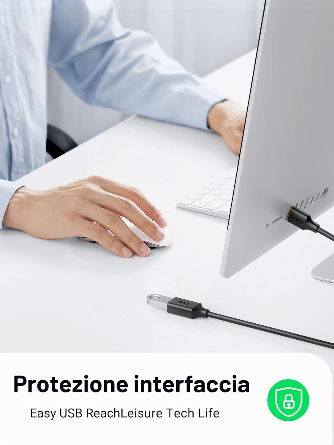 Thumbnail 6 de UGREEN Cavo Prolunga USB 3.0 5M placcato oro