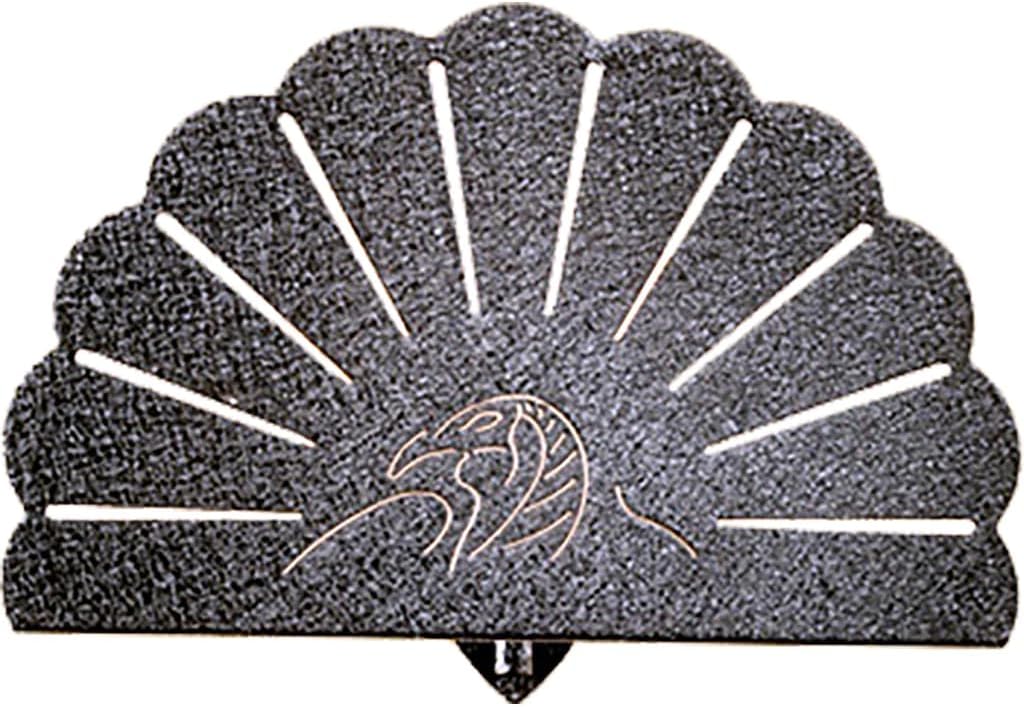 Skull Hooker turkey trophy mount, powder-coated steel