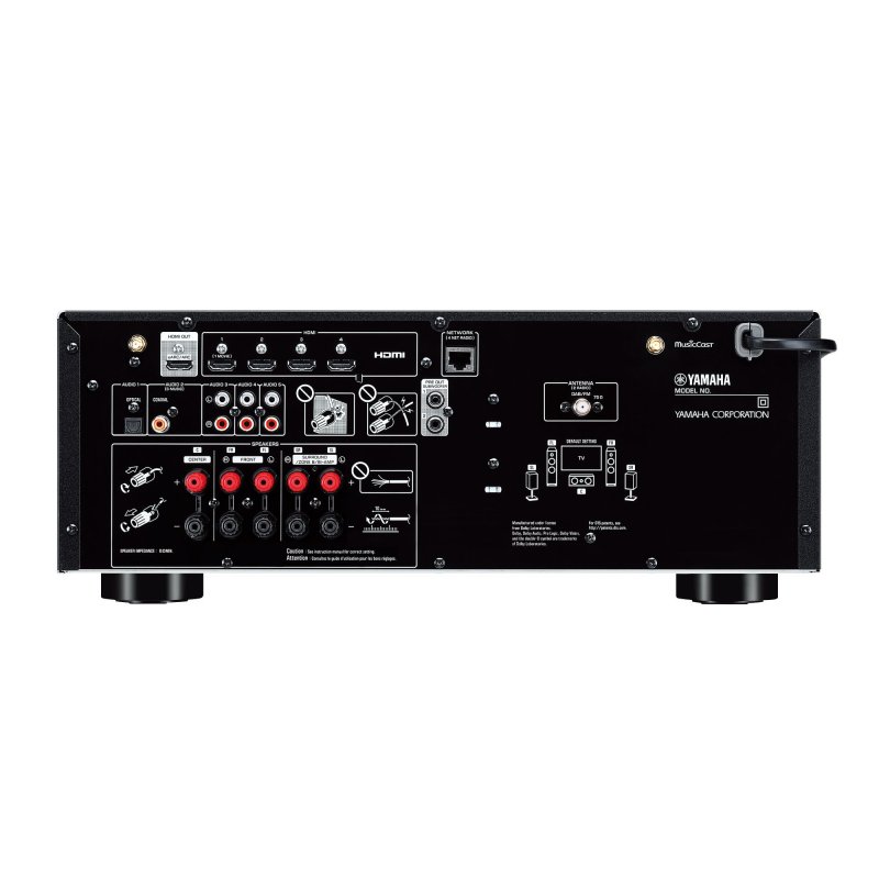 Detalle 2 de Yamaha RX-V4A: Receptor de Red con Sonido Surround MusicCast para cine en casa