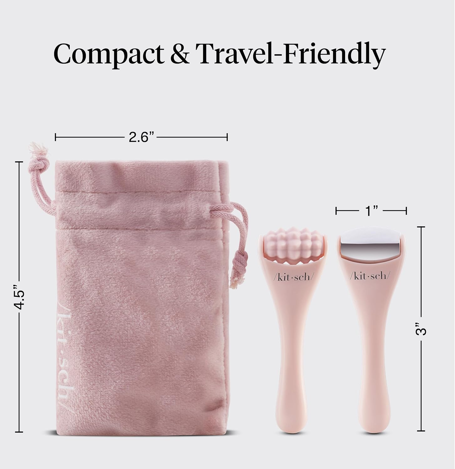 Detalle 2 de Kitsch Facial roller set with 3 x 1 in