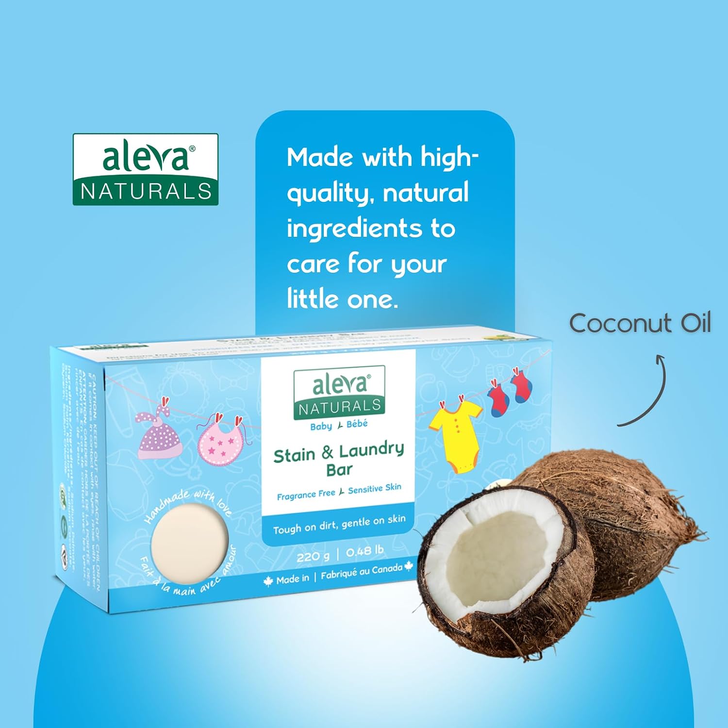 Thumbnail 3 de Aleva Naturals 37823 Stain & Laundry Bar, Unscented Plant-Based 6-Pack