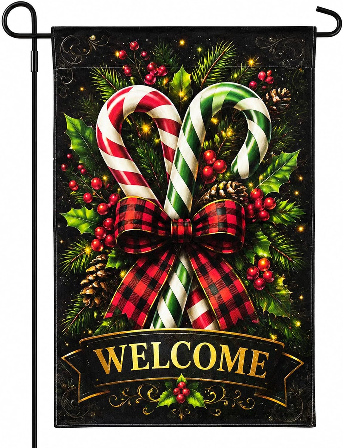 Detalle de Christmas garden flag 12 x 18 inches