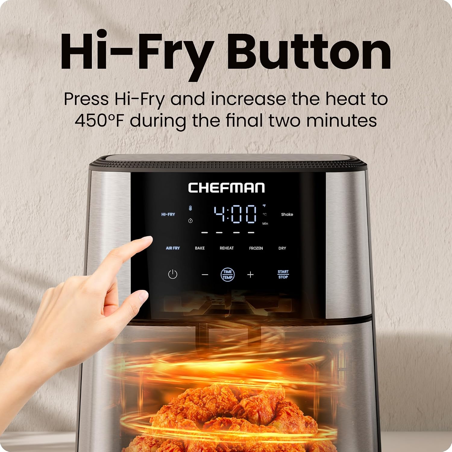 Thumbnail 4 de Chefman Air Fryer 6 Qt