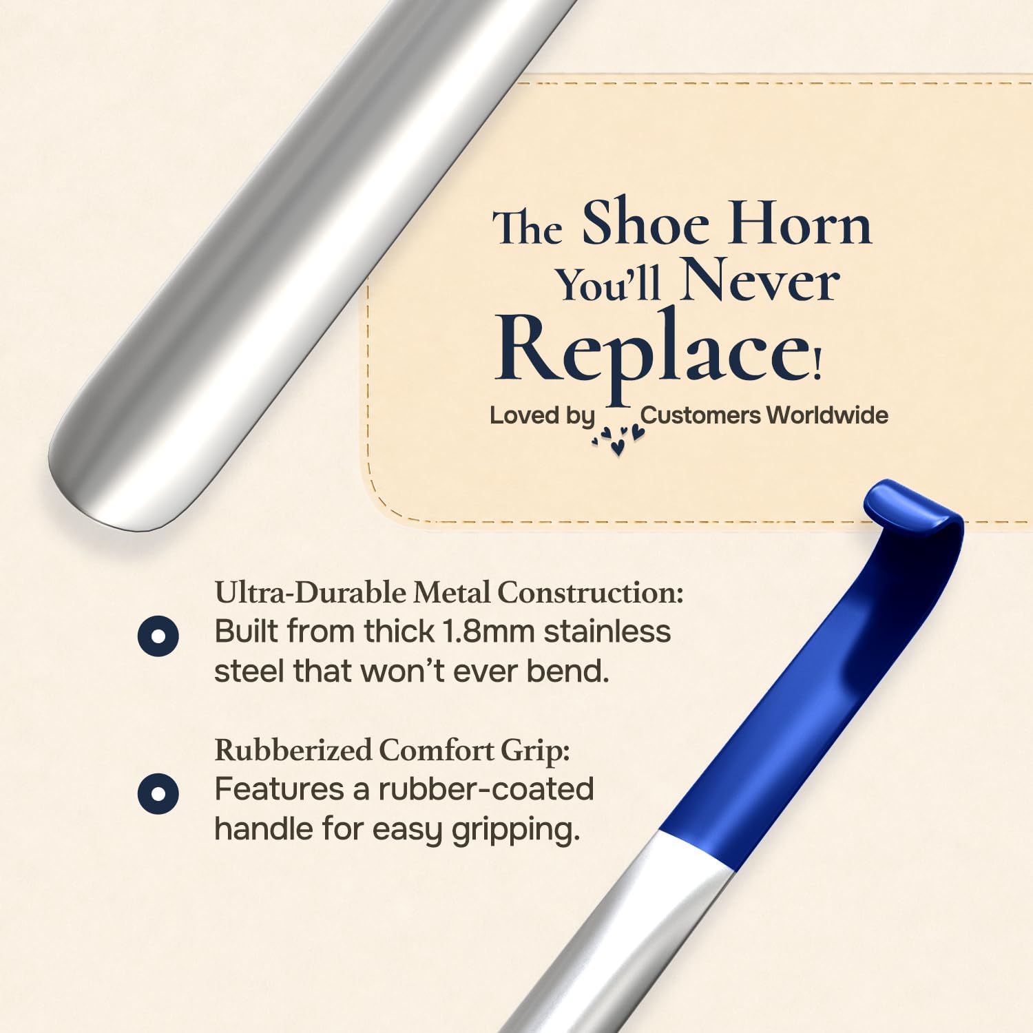 Detalle 2 de Long Handle Shoe Horn 1.8mm 👞