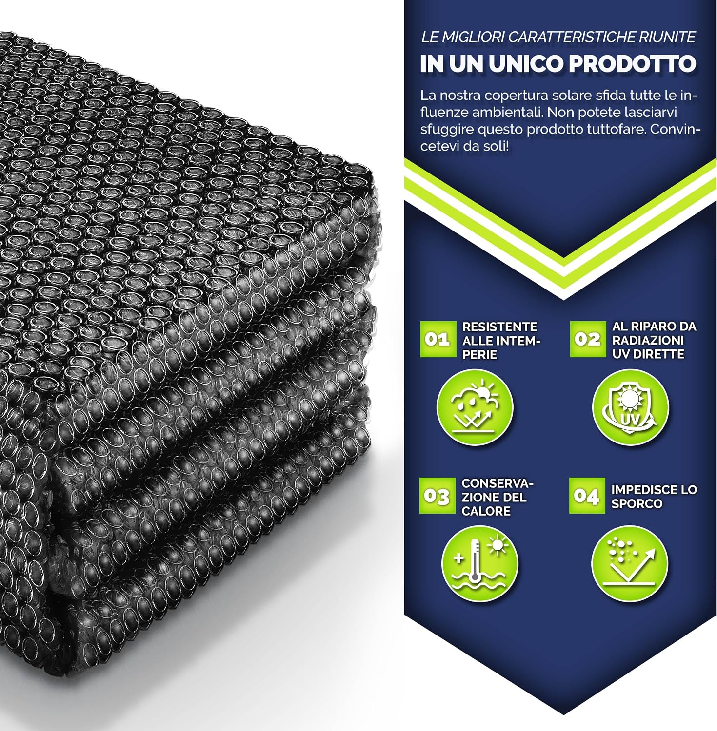 Detalle 2 de tillvex Premium Telo solare 400 µm 260x160 cm