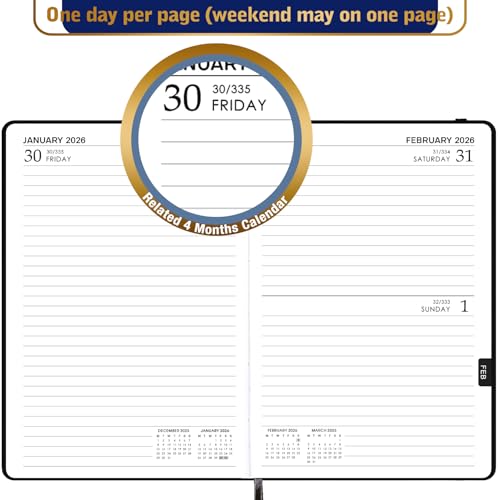 Detalle de Indeme Diary 2026 A5 day‑per‑page planner 📔