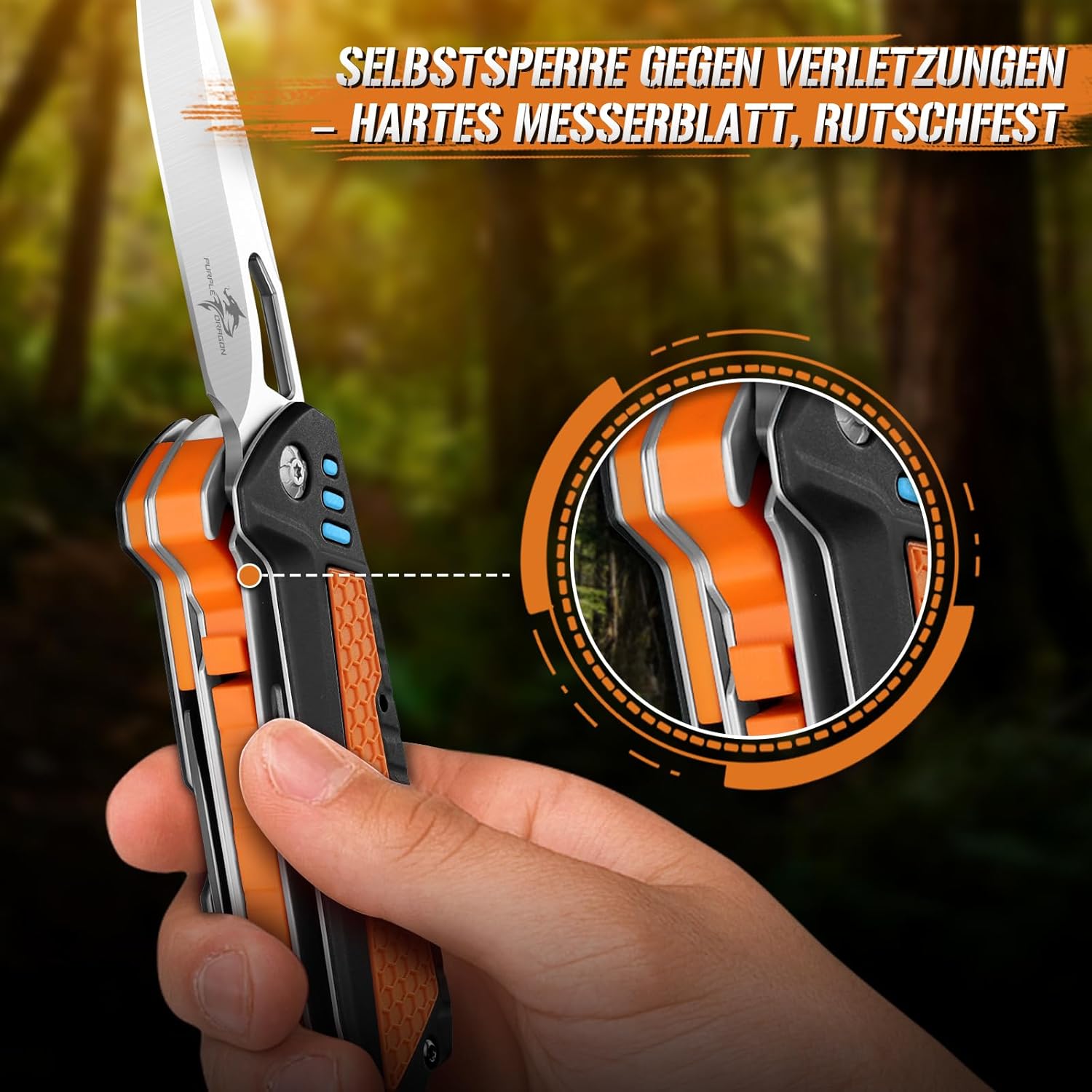 Thumbnail 3 de Purple Dragon 13‑in‑1 Multitool Klappmesser 13 Funktionen