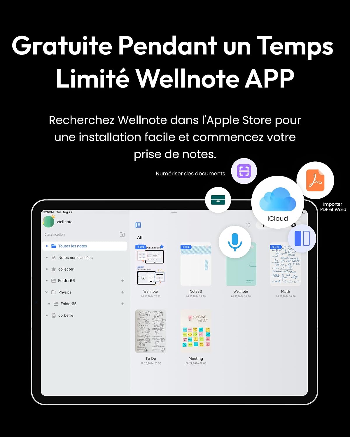 Thumbnail 6 de Metapen Stylet A8 compatible iPad (2018-2026) – Charge rapide, double pointe et fixation magnétique