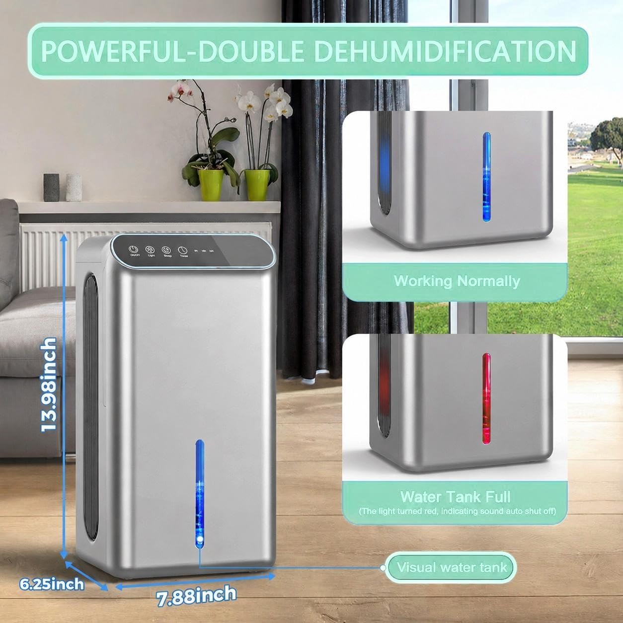 Detalle de Dehumidifier with 98 oz Tank