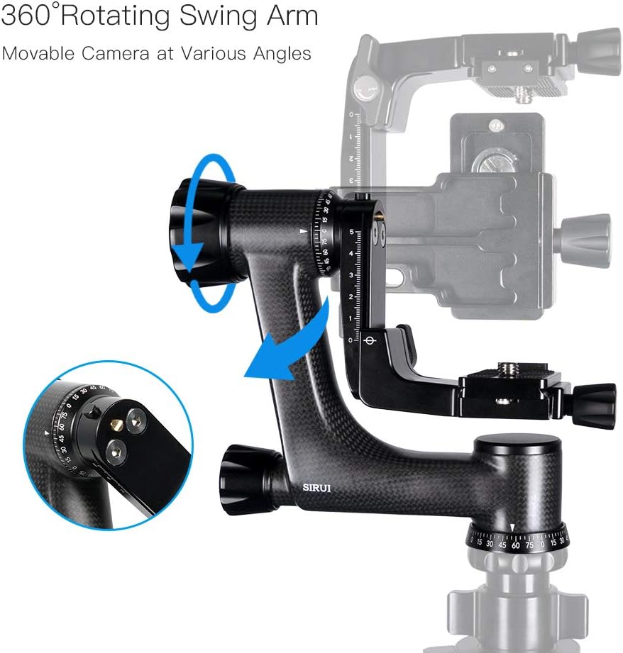 Detalle de SIRUI PH-10 Gimbal Head 15 kg capacity