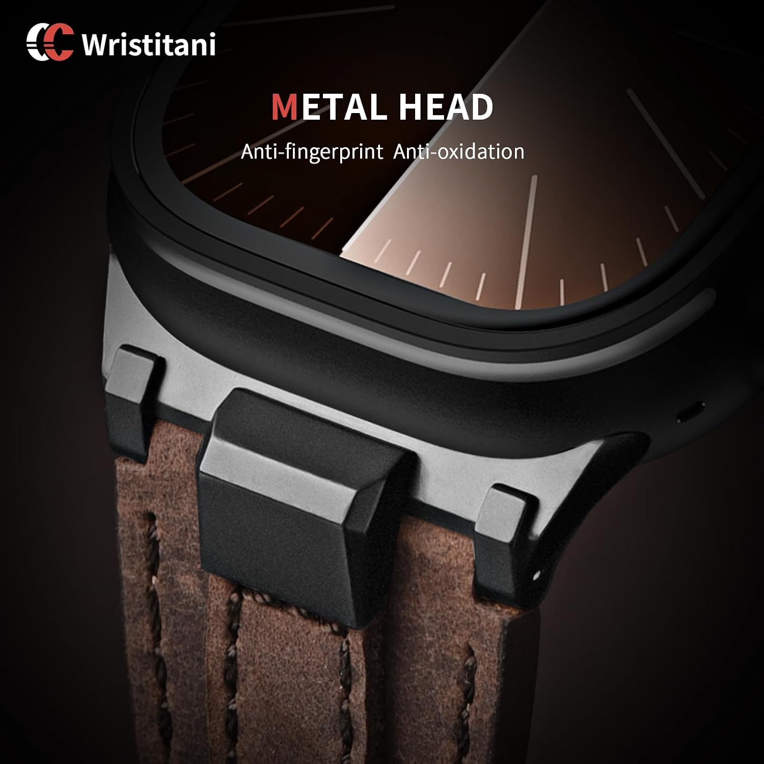 Detalle de Wristitani Apple Watch Armband Leder 42–49 mm