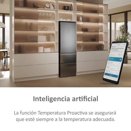 Thumbnail 6 de Haier 3D 60 Series 5 HTW5618CNMG: Frigorífico Combi con Total No Frost, My Zone y Conectividad WiFi