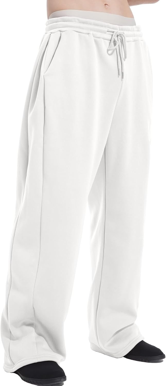 Detalle 2 de ZUGJAM Men's Baggy Sweatpants Wide Leg lounge pants with pockets