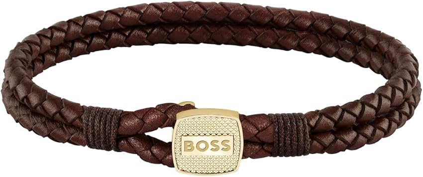 Thumbnail 5 de BOSS Jewelry SEAL Pulsera para hombre — negro o marrón 🧿