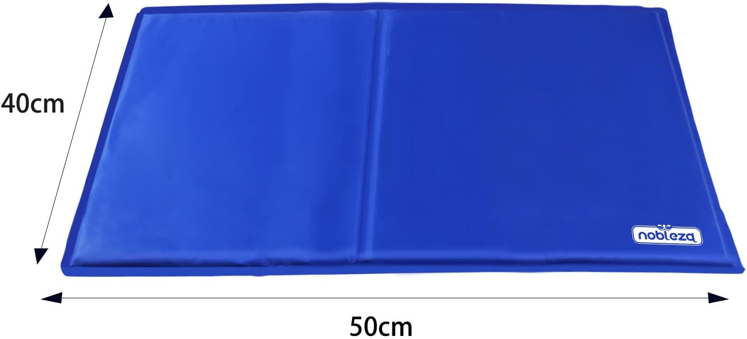 Thumbnail 4 de Nobleza tapis de refroidissement auto-rafraîchissant pour chiens et chats, gel non toxique (50 x 40 cm), bleu