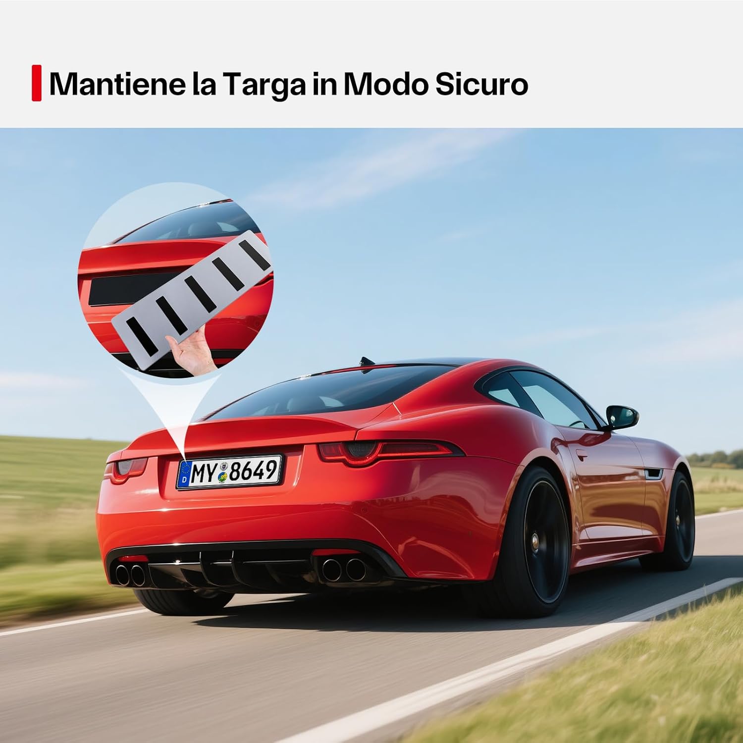 Thumbnail 6 de FIXCHORD Cuscinetti adesivi per targa con nastro biadesivo extra forte 5962 (10 pezzi) per montaggio su auto