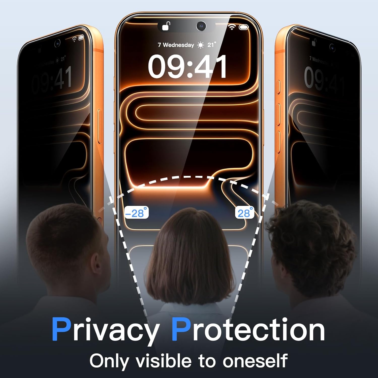 Thumbnail 2 de JETech Protector Privacidad iPhone 17 Pro Max